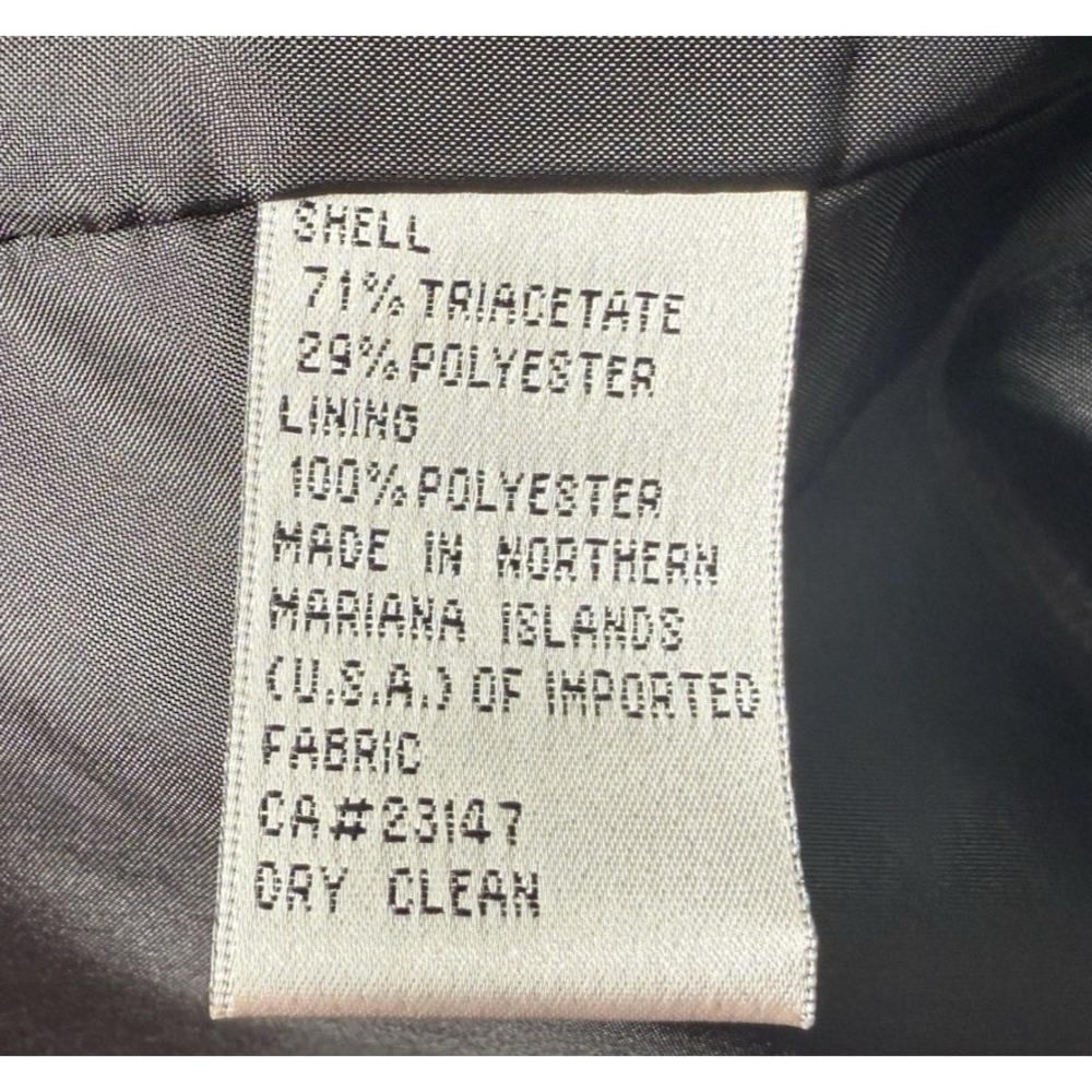 Vintage Talbots Jacket Blazer Black Button Up‎ Pockets Lined Womens Sz 12 Petite - Picture 5 of 8